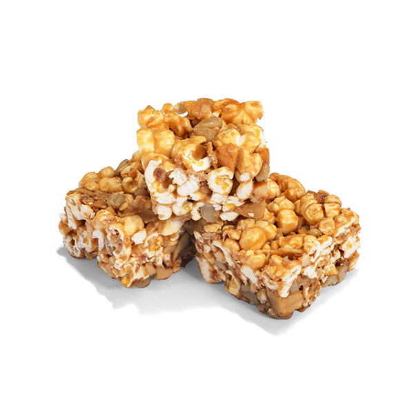 Apple & Hazelnut Mini Popcorn Bars