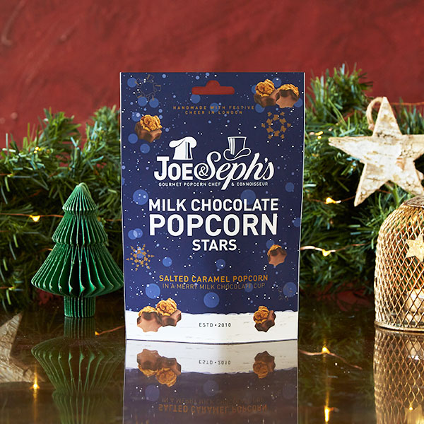 Chocolate Popcorn Stars