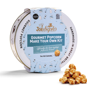 Make your own salted caramel gourmet popcorn gift set