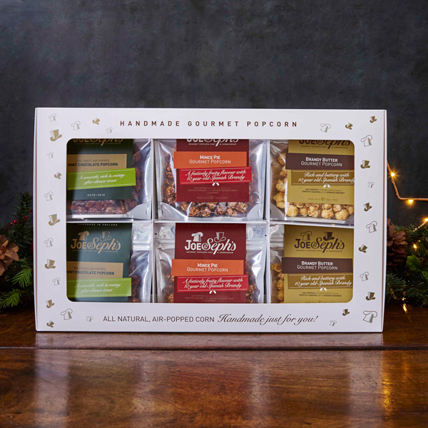 Gourmet Christmas Popcorn Selection Box