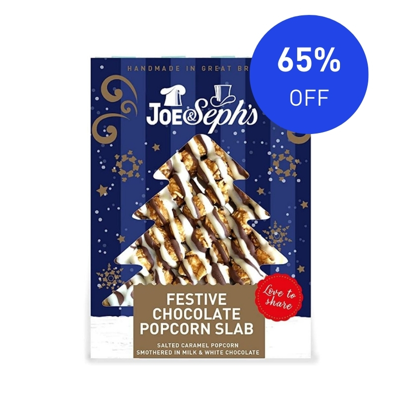 Festive Chocolate Popcorn Slab 115g