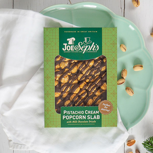Pistachio Cream Popcorn Slab