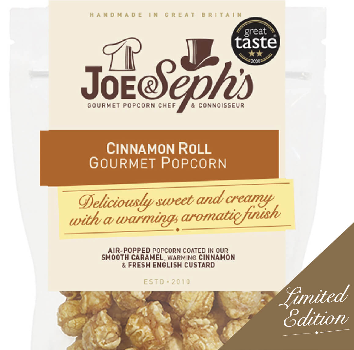 Cinnamon Roll Popcorn